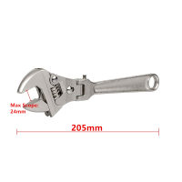 8 Inch 10 Inch Flexhead Adjustable Ratchet Wrench Folding Handle Dual-Purpose Wrench Spanner Can Used As Sleeve Tool