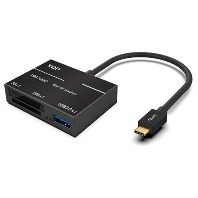 Type-C to XQD Card Reader SD High-Speed Card Reader USB3.0 HUB High-Speed Compatible with USB3.0/2.0