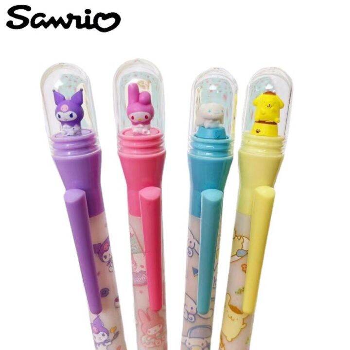 Sanrio Anime Peripheral Stereo Head Cartoon Peekaboo Ballpoint Pen 