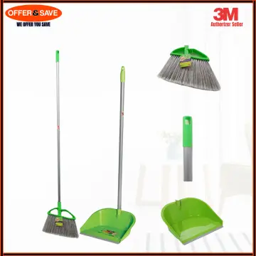 Broom and Dustpan Set for Home, Long Handle Upright Standing Dustpan and  Broom Combo with Cleaning Teeth for Indoor Outdoor - China Broomsticks and  Plastic Broom price