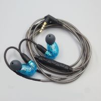 【Audio player] DIY MMCX SE215สเตอริโอหูฟัง Hifi หูฟังแบบใส่หูหูฟังเน้นเสียงเบส MMCX สำหรับ Shure สำหรับ IPhone Xiaomi Samsung