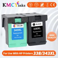 KMCYinks Remanufactured ink cartridge 338 343 XL Compatible for hp338 hp343 hp Deskjet 6540 5740 5745 6520 6540 460c 6620 Ink Cartridges