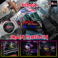 *พร้อมส่ง* หมวกกันน็อค Bilmola  Iron maiden  Limited Edition ครบรอบ 40 ปี วงดนตรีชื่อดัง แถม Pick ลาย Iron maiden