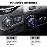 Car Headlight Switch Knob Cover Trim Interior Decoration Accessories for Grand 2014-2021