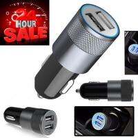 Car USB Charger ปลั๊กไฟเลี้ยง USB ชาร์จในรถยนต์ 2 ช่อง