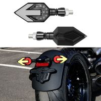 【CW】♣▽  2023 2PCS Motorcycle Turn Signals  Tail Flasher Flowing Blinker IP68 Flashing Lights