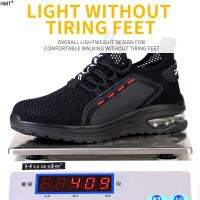 Anti-Smashing Anti-Slip Safety Shoes Men S Steel Puncture Proof Construction Work Shoes Men Woman Sneakers