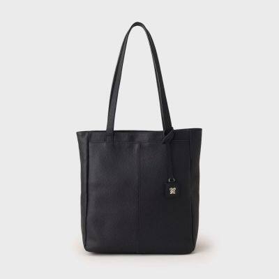 TAKEO KIKUCHI กระเป๋าถือ SHRINK COW LEATHER TOTE BAG