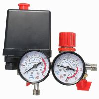 ‘；=【 12 Bar 240V Air Compressor Pump Pressure Valve 175Psi Vertical Cross Control Switch Manifold Relief Regulator With Gauges Switch