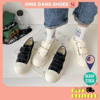 【Ready Stock】 ☒ C39 [DingDang]READY STOCK Korean Style Fashion shoes Men Women kasut perempuan canvas All-match thick-soled casual sports