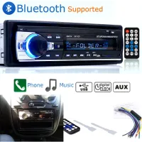 [Local Stock+COD] JSD-520 12V Stereo Bluetooth FM Radio MP3 Audio Player USB/SD Port Car Radio In-Dash 1 DIN Auto Electronics Subwoofer