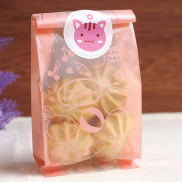 50 Cái lốc Túi Dính Hình Thỏ Dễ Thương Bánh Quy Túi Quà Tự Làm Cho Bữa