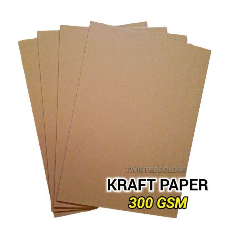 Kraft Paper 300 Gsm 25 or 50 Pieces Lazada PH