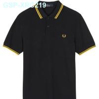 กำลังเสริม❄Fred Perry เสื้อยืดสีทึบลายหูข้าวสาลี,เสื้อโปโลแขนสั้นคอปกสไตล์ใหม่ทันสมัยเข้าได้กับทุกชุดสไตล์ยุโรปและอเมริกาลำลอง