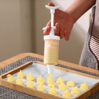 【hot】♣❡⊕  8pcs/set Pipe Nozzles with Syringe Plastic Baking Nozzle Dispenser Lcing Pastry Tube Decoration