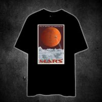 FLY HIGH ON PHOBOS MARS (SPACE VINTAGE TRAVEL) Printed t shirt unisex 100% cotton
