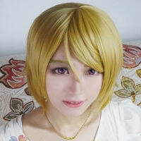 อะนิเมะคุณภาพสูงรักอยู่! LoveLive koizumi hanayo สั้นผ้าลินินสีเขียวทนความร้อนผมเครื่องแต่งกายวิกผม