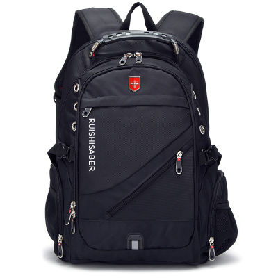 TOP☆Backpack Men 17 Inch Laptop Bag USB Charging Waterproof Travel Backpack Women Rucksack Male Vintage School Bag mochila