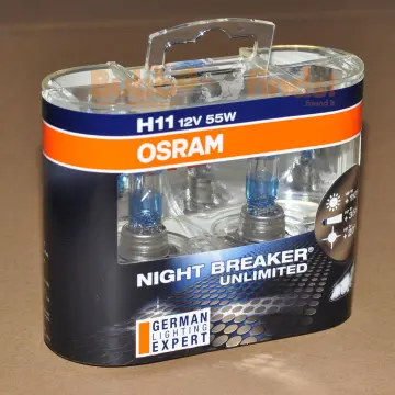OSRAM Night Breaker 200 - H4 H7 H11 Twin Packs