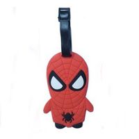 【DT】 hot  Cartoon Super Hero Spiderman Travel Luggage Tag Silica Gel Suitcase ID Addres Holder Baggage Boarding Tag Portable Label