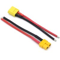 【hot】♚  1pcs XT60 Female Male With 10CM 14AWG Silicone Wire for  Rc Drone Car Boat