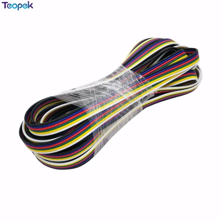 10m 6 Pin wire cable 6 Channels Extension Extend Cable Wire Cord