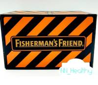 Fishermans Friend Choco Mentho Orange ฟิชเชอร์แมนส์ เม็ดอม รส ช็อกโกแลต ส้ม (สีส้ม-ดำ) [24 ซอง]