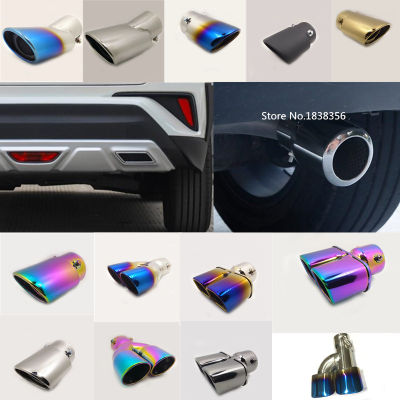 For Toyota C-Hr Chr 2017 2018 2019   Car Sticker Outlet Muffler Exterior Dedicate Stainless Steel Exhaust Tip Tail