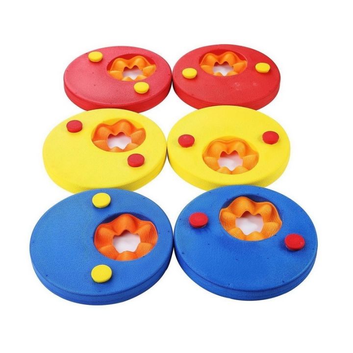 6pcs-pack-eva-foam-swim-discs-arm-bands-floating-sleeves-inflatable-pool-float-board-baby-swimming-exercises-circles-rings