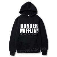 Harajuku Office เสื้อกันหนาวผู้ชาย/ผู้หญิงขนแกะ Hoodies Dunder Mifflin กระดาษ Inc Hoodie Unisex Crewneck Moletom Feminino Hoody