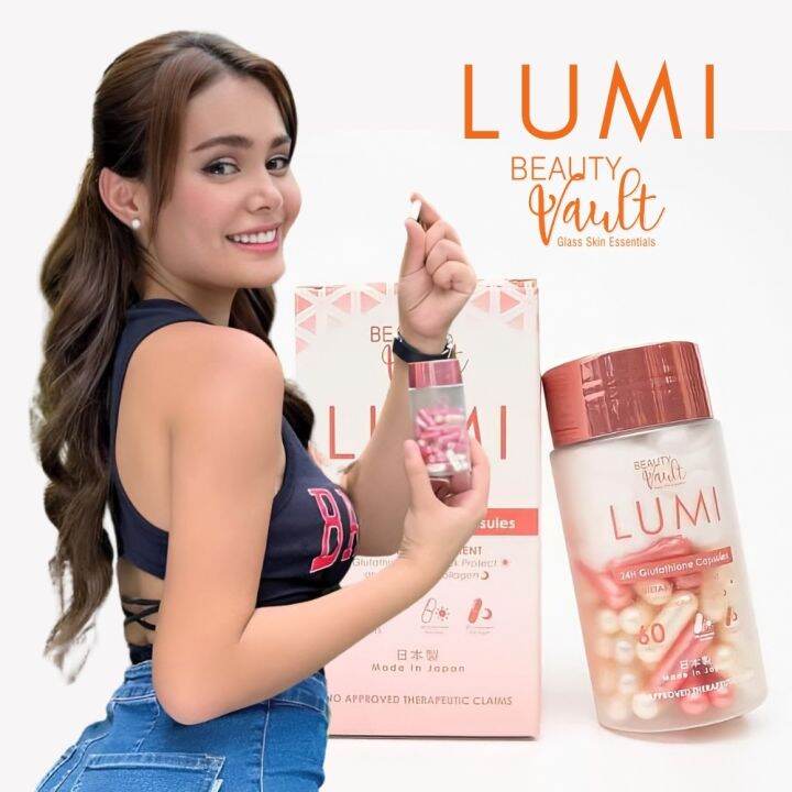 LUMI 24H Glutathione Capsules By Beauty Vault (Ivana Alawi Zeinab ...