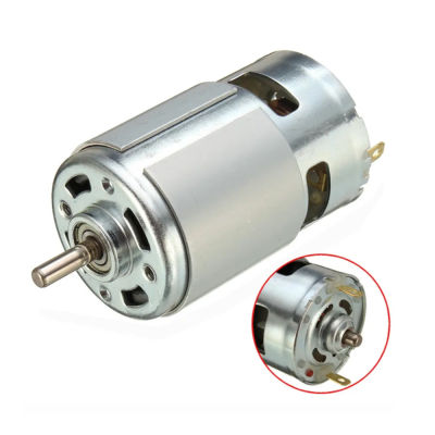 775 DC มอเตอร์ DC 12 V-36 V 3500-9000 RPM แบริ่งบอลแรงบิดขนาดใหญ่สูงต่ำเสียงรบกวนขายร้อนส่วนประกอบอิเล็กทรอนิกส์มอเตอร์-dliqnzmdjasfg