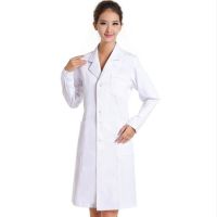 Lab coat Doctor long sleeve white coat doctor service doctor overalls nurse clothes laboratory pharmacy clothing