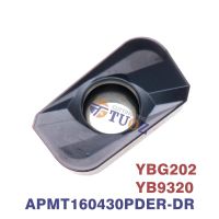 100% Original APMT160430PDER-DR YBG202 YB9320 เครื่องกลึงเม็ดมีดคาร์ไบด์ APMT 160430 PDER PDER-DR CNC Tools Milling Inserts