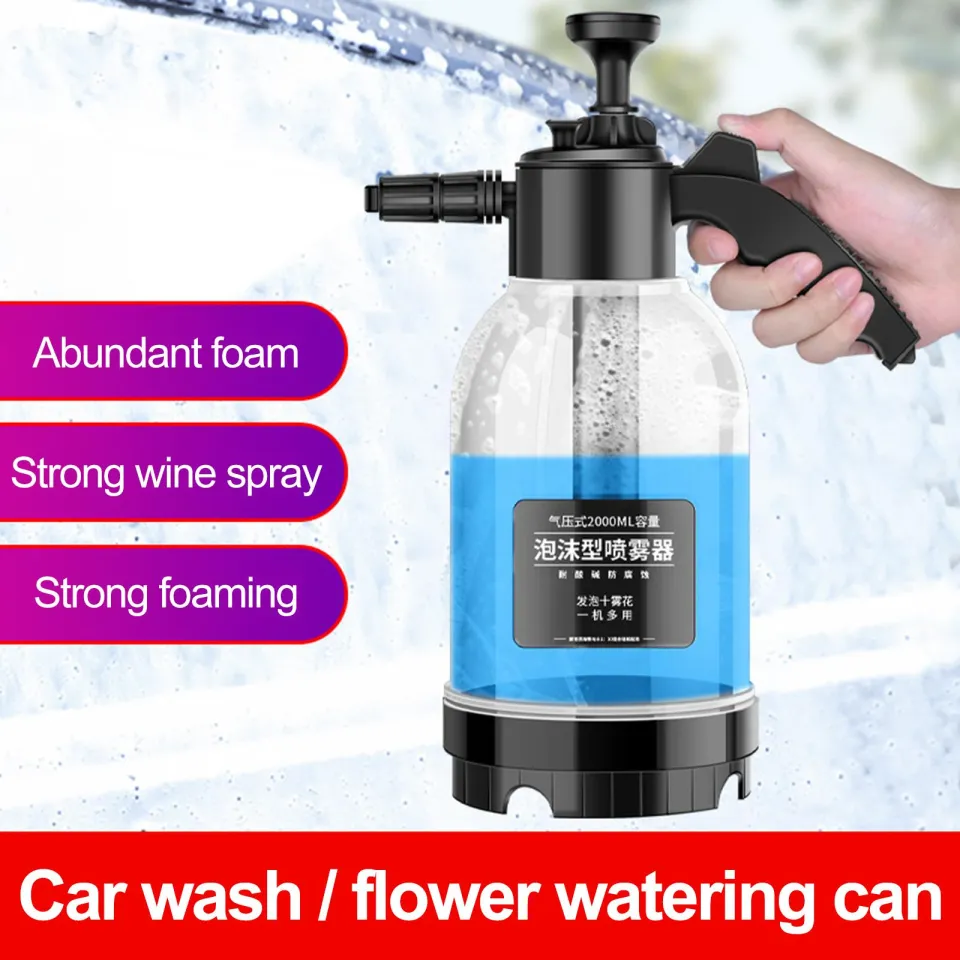 Portable Car Hand Pump Pressure Foam Sprayer 2000ml for Watering