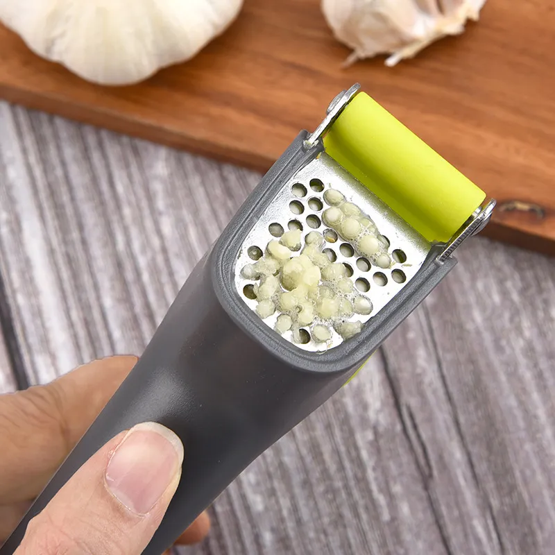 Garlic Press, 304 Stainless Steel Garlic Crusher, Rust Proof, Heavy Duty  Garlic Mincer With Square Hole, Kitchen Tools