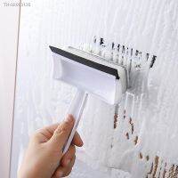 ❐☎ 2 in 1 Magic Window Glass Cleaning Brush Double-Sided Sponge Wiper Scraper Bathroom Wall Shower Squeegee Mirror Scrubber Tools