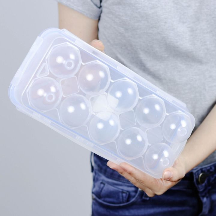 แผงไข่-กล่องเก็บไข่-10-ฟอง-กล่องแช่ไข่ในตู้เย็น-ป้องกันการแตกและยับยั้งแบคทีเรีย-แบรนด์-micron-ware-รุ่น-6110