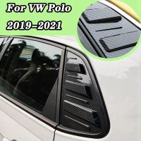 Rear Triangle Window Decoration Sticker Rear Side Glass Shutter for Volkswagen Polo Plus 2019-2021