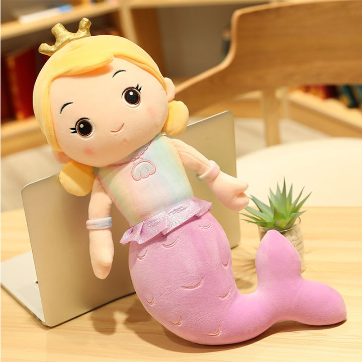 ตุ๊กตา70-ซม-ตุ๊กตานางเงือก-ตุ๊กตา-ของเล่น-ตุ๊กตาน่ารัก-หมอนนอน-ตุ๊กตาสาวเด็ก-ของขวัญวันเกิด-doll-mermaid-doll-lovely-soft-birthday-gift