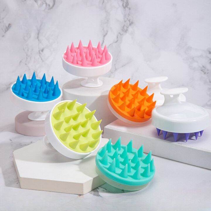 new-two-color-massage-shampoo-brush-head-meridian-massage-artifact-household-bath-scalp-cleaning-brush-shampoo-brush