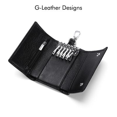 【VV】 Leather Keychain Wallets Multifunction Organizer Card Holder Coin Purse  Keys
