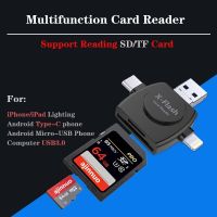 USB3.0 SD/TF Card Reader For Canon Sony Nikon SLR Camera Supports iPhone/iPad HUAWEI Xiaomi Vivo Phone Computer Read Without APP