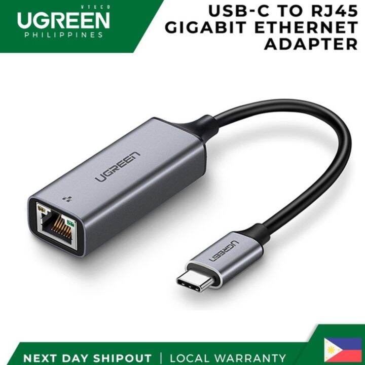 UGREEN USB C to RJ45 Gigabit Thunderbolt 3 Network LAN Adapter