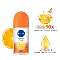 Lăn Ngăn Mùi NIVEA Vitamin C&E Dưỡng Sáng Da 50 ml