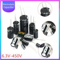 SMD Aluminum Electrolytic Capacitor 6.3/10/16/25/400/450V Electronic Components in-line Capacitores 4.7UF 220UF High Frequency