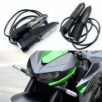 สำหรับคาวาซากิ Z750 Z900 ER6N Z800 Versys 650 Z1000R อุปกรณ์เสริมรถจักรยานยนต์สัญญาณไฟเลี้ยวตัวบ่งชี้กะพริบไฟได้หลอดไฟ LED