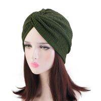 【CC】♧◕☋  elastic Twist turban caps Muslim Inner hijab scarf Bandanas Cancer Chemo Cap Headwrap bonnet turbante mujer