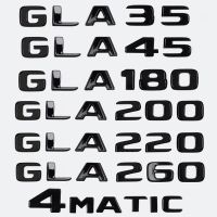 【CC】 Car Letters Logo Badge Emblem Decals Sticker GLA35 GLA45 GLA200 GLA220 GAL260 4Matic X156 H247