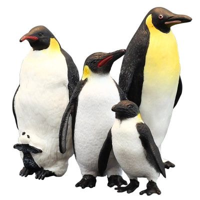 Children simulation toy animals wild animal models suit solid emperor penguin penguin Marine boat